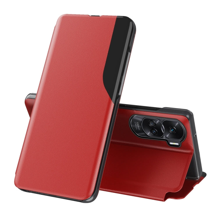Attraction Flip Holder Leather Phone Case, For Honor 90 Lite