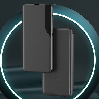 Attraction Flip Holder Leather Phone Case, For Honor 90 Lite