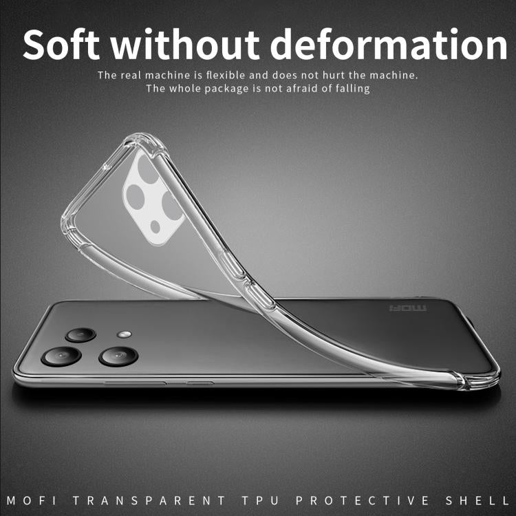 Clear flexible TPU phone case with precise cutouts for camera and ports