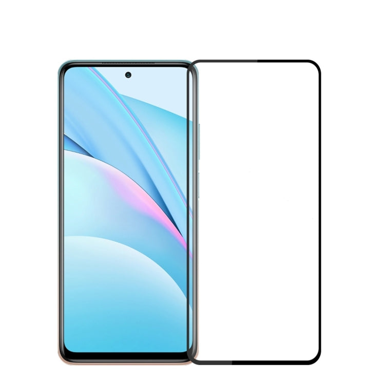 Tempered glass screen protector with camera cutout, full-screen coverage, curved edges