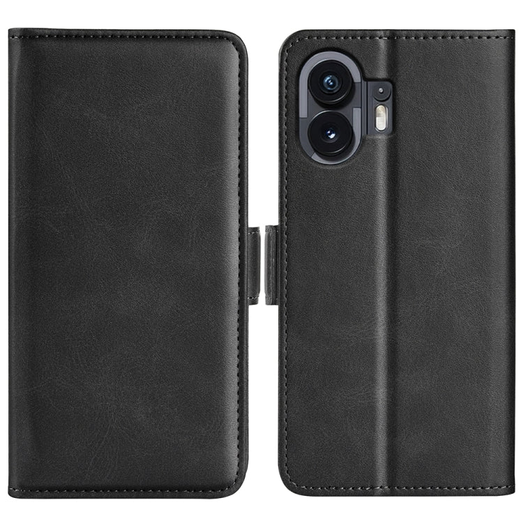 Dual-side Magnetic Buckle Horizontal Flip Leather Phone Case, For Nothing Phone 4b, For Nothing Phone 3a Lite, For Nothing Phone 3a, For Nothing Phone 3a Pro, For Nothing Phone 2