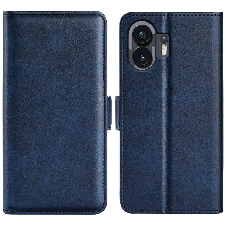 Dual-side Magnetic Buckle Horizontal Flip Leather Phone Case, For Nothing Phone 4b, For Nothing Phone 3a Lite, For Nothing Phone 3a, For Nothing Phone 3a Pro, For Nothing Phone 2