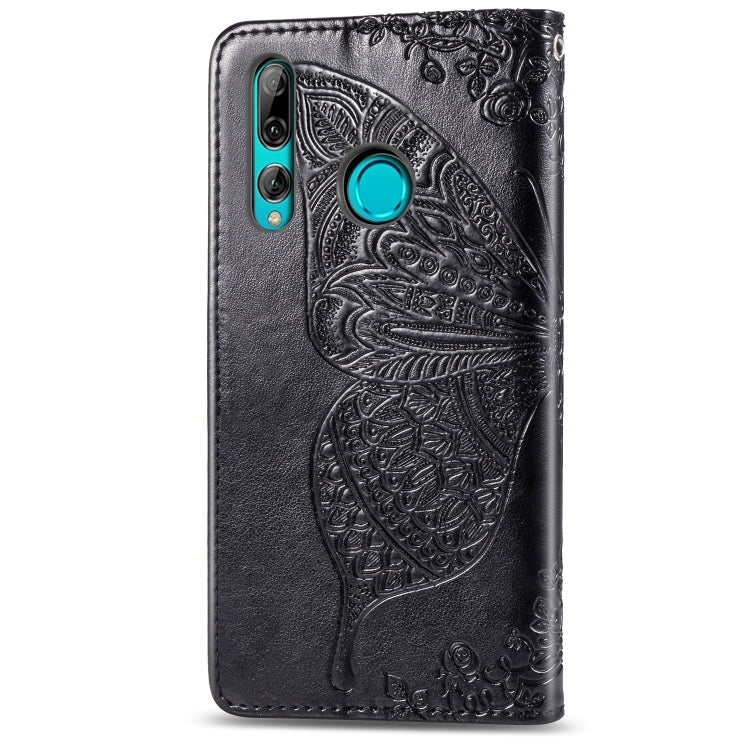Butterfly Love Flowers Embossing Horizontal Flip Leather Case For Huawei Y9 Prime 2019with Holder & Card Slots & Wallet & Lanyard, For Huawei Y9 Prime (2019)