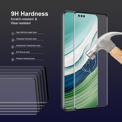 Tempered glass screen protector set showing layered protection on a phone screen