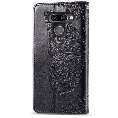 Butterfly Love Flowers Embossing Horizontal Flip Leather Case for LG K50 , with Holder & Card Slots & Wallet & Lanyard, For LG K50, LG K50