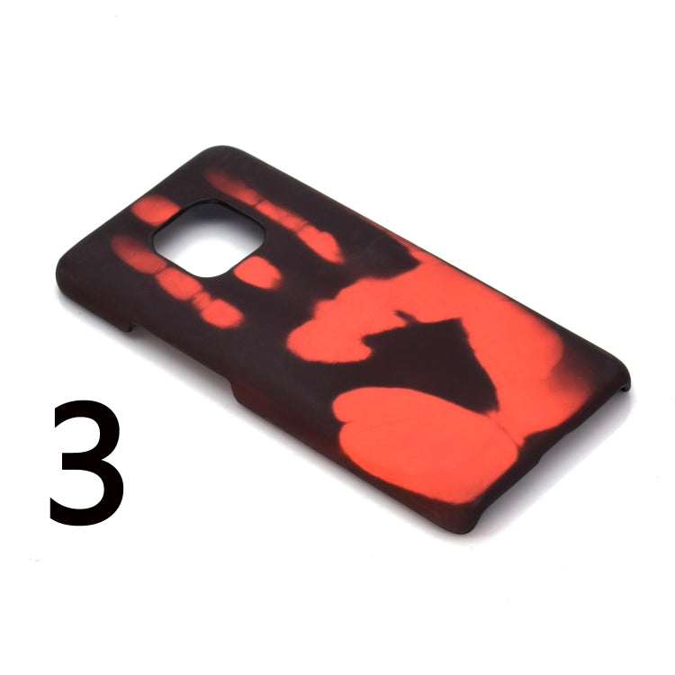 Paste Skin + PC Thermal Sensor Discoloration Case for Huawei Mate 20 Pro, Black blue, Black green, Black red, Red yellow