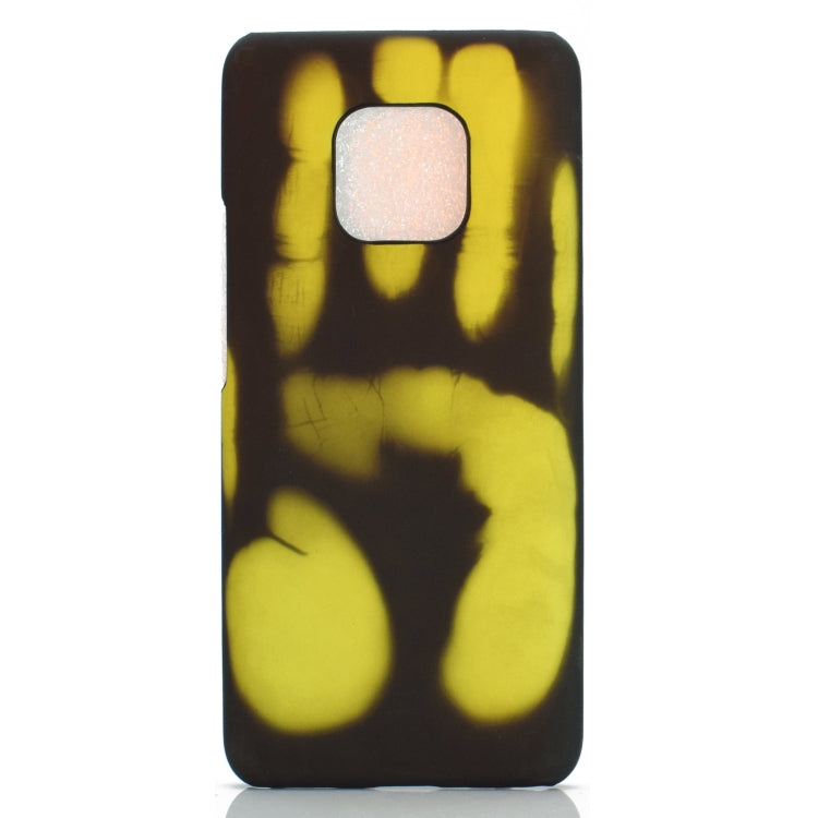 Paste Skin + PC Thermal Sensor Discoloration Case for Huawei Mate 20 Pro, Black blue, Black green, Black red, Red yellow