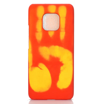 Paste Skin + PC Thermal Sensor Discoloration Case for Huawei Mate 20 Pro, Black blue, Black green, Black red, Red yellow