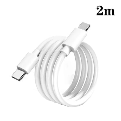 XJ-97 60W 3A USB-C / Type-C to Type-C Fast Charging Data Cable, 0.3m, 0.5m, 1m, 2m
