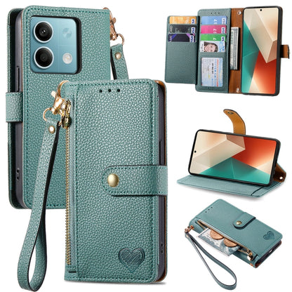 Teal leather-style phone wallet case with zipper, lanyard strap, and card slots