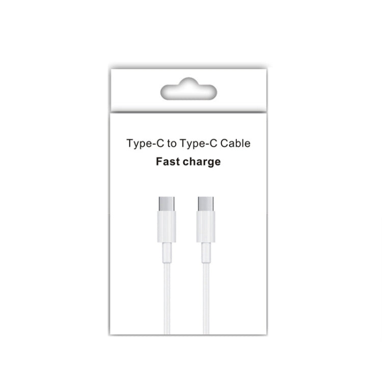 XJ-99 2pcs 1m 60W USB-C / Type-C to Type-C Fast Charging Data Cable for, 60W (2pcs)