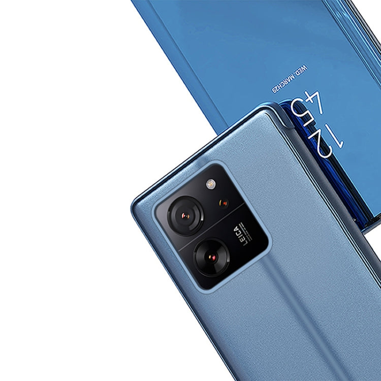Plated Mirror Horizontal Flip Leather Phone Case with Holder, For Redmi 15C 5G / 4G Global 171mm