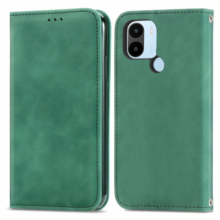 Retro Skin Feel Magnetic Flip Leather Phone Case, For Xiaomi Redmi Note 12 4G, For Xiaomi Redmi Note 12 Pro+ 5G, For Xiaomi Redmi A1+