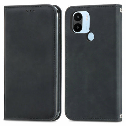 Retro Skin Feel Magnetic Flip Leather Phone Case, For Xiaomi Redmi Note 12 4G, For Xiaomi Redmi Note 12 Pro+ 5G, For Xiaomi Redmi A1+