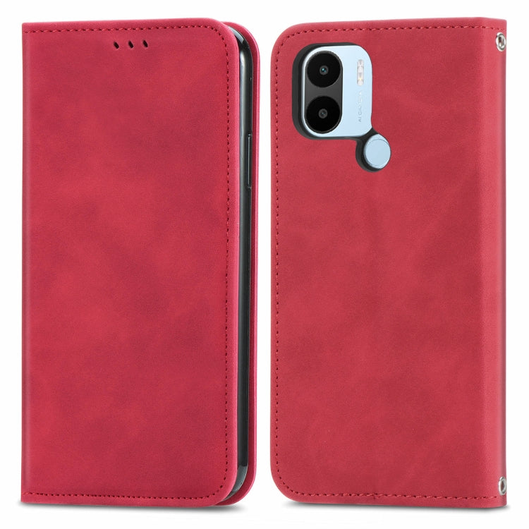 Retro Skin Feel Magnetic Flip Leather Phone Case, For Xiaomi Redmi Note 12 4G, For Xiaomi Redmi Note 12 Pro+ 5G, For Xiaomi Redmi A1+