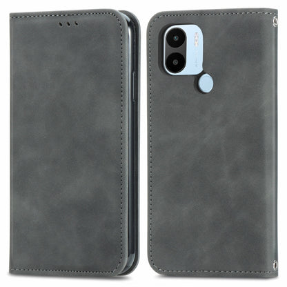 Retro Skin Feel Magnetic Flip Leather Phone Case, For Xiaomi Redmi Note 12 4G, For Xiaomi Redmi Note 12 Pro+ 5G, For Xiaomi Redmi A1+