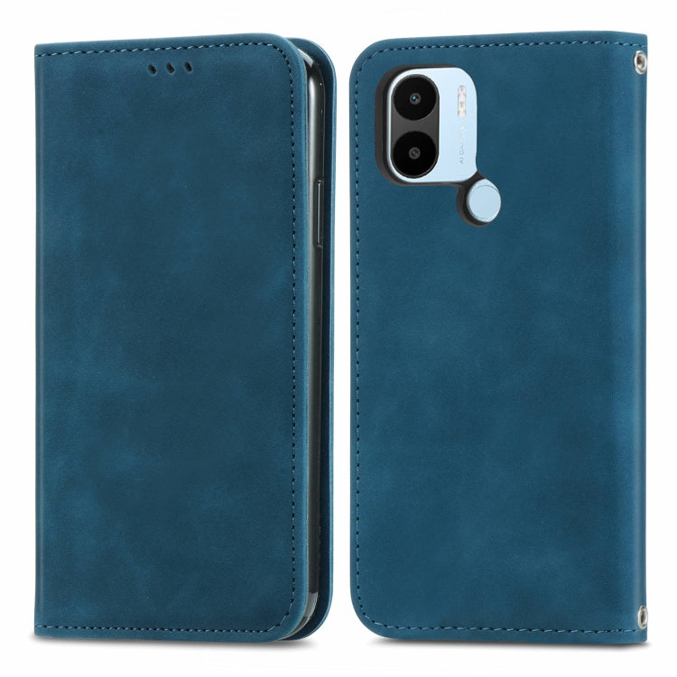 Retro Skin Feel Magnetic Flip Leather Phone Case, For Xiaomi Redmi Note 12 4G, For Xiaomi Redmi Note 12 Pro+ 5G, For Xiaomi Redmi A1+
