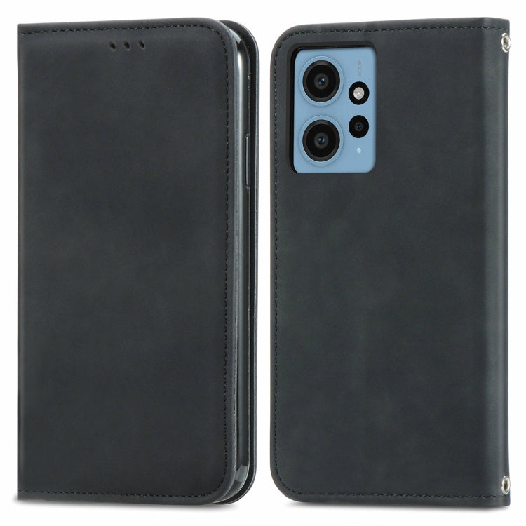 Retro Skin Feel Magnetic Flip Leather Phone Case, For Xiaomi Redmi Note 12 4G, For Xiaomi Redmi Note 12 Pro+ 5G, For Xiaomi Redmi A1+