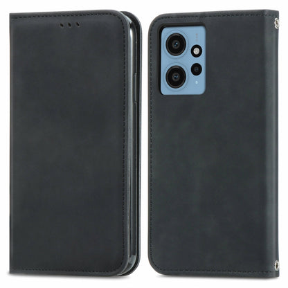 Retro Skin Feel Magnetic Flip Leather Phone Case, For Xiaomi Redmi Note 12 4G, For Xiaomi Redmi Note 12 Pro+ 5G, For Xiaomi Redmi A1+