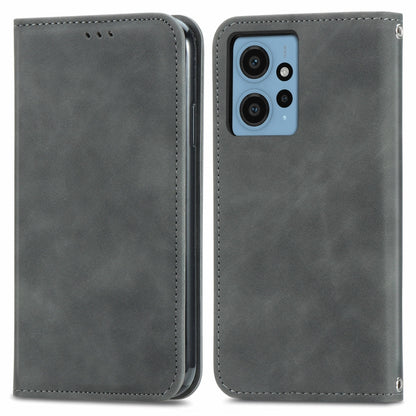 Retro Skin Feel Magnetic Flip Leather Phone Case, For Xiaomi Redmi Note 12 4G, For Xiaomi Redmi Note 12 Pro+ 5G, For Xiaomi Redmi A1+