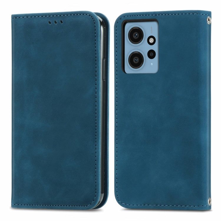 Retro Skin Feel Magnetic Flip Leather Phone Case, For Xiaomi Redmi Note 12 4G, For Xiaomi Redmi Note 12 Pro+ 5G, For Xiaomi Redmi A1+