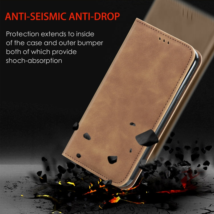 Retro Skin Feel Magnetic Flip Leather Phone Case, For Xiaomi Redmi Note 12 4G, For Xiaomi Redmi Note 12 Pro+ 5G, For Xiaomi Redmi A1+