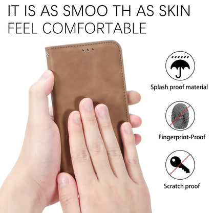 Retro Skin Feel Magnetic Flip Leather Phone Case, For Xiaomi Redmi Note 12 4G, For Xiaomi Redmi Note 12 Pro+ 5G, For Xiaomi Redmi A1+
