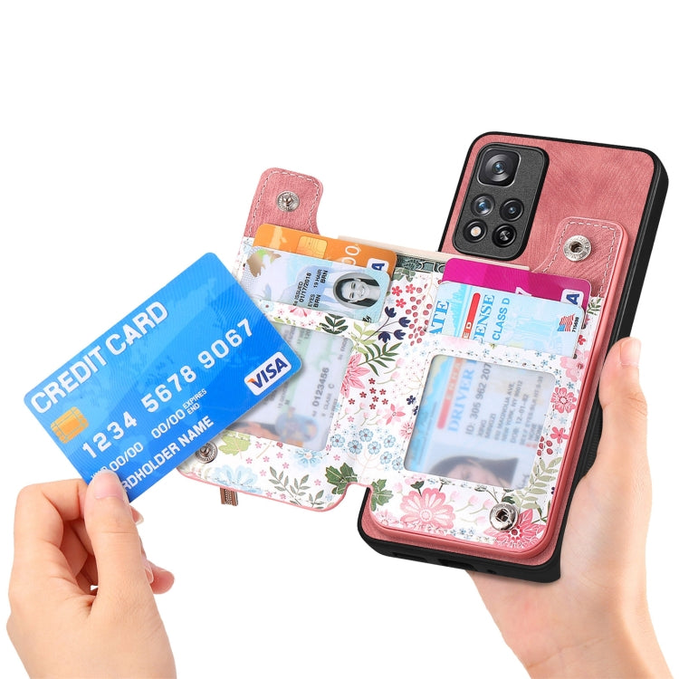 Retro Painted Zipper Wallet Back Phone Case, For Redmi Note 8T, For Redmi 8, For Redmi 8A, For Redmi Note 8, For Redmi Note 8 Pro