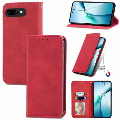 Retro Skin Feel Magnetic Flip Leather Phone Case, For Google Pixel 11 Pro XL, For Google Pixel 10a, For Google Pixel 10 Pro XL, For Google Pixel 9a, For Google Pixel 9 Pro XL, For Google Pixel 8a, For Google Pixel 8 Pro, For Google Pixel 8             ...