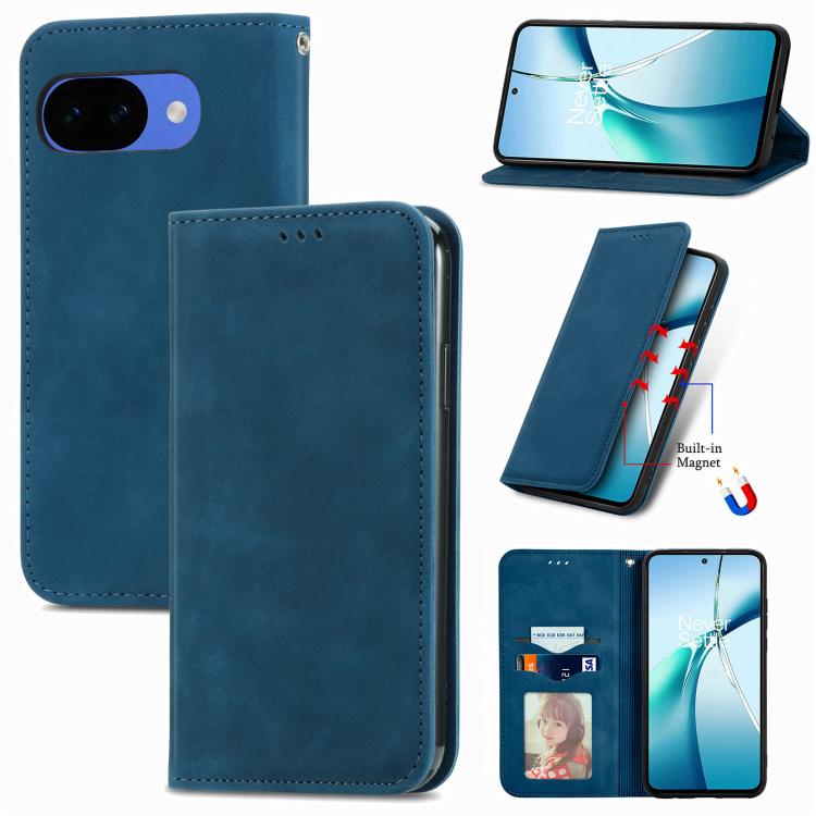 Retro Skin Feel Magnetic Flip Leather Phone Case, For Google Pixel 11 Pro XL, For Google Pixel 10a, For Google Pixel 10 Pro XL, For Google Pixel 9a, For Google Pixel 9 Pro XL, For Google Pixel 8a, For Google Pixel 8 Pro, For Google Pixel 8             ...