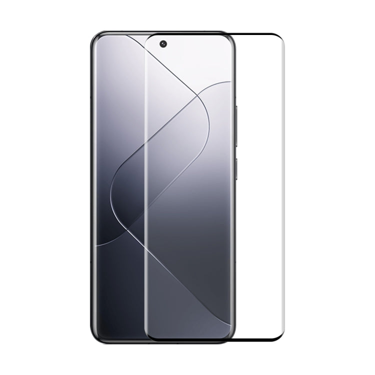 Curved tempered glass screen protector film for smartphone, clear anti-scratch cover