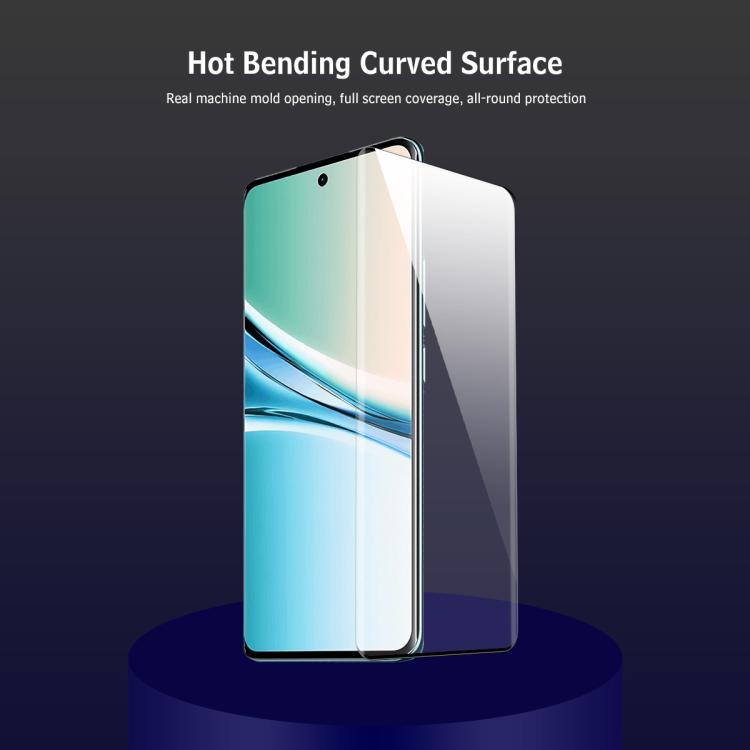 Curved tempered glass screen protector film with full-screen coverage for smartphone