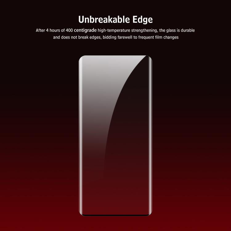 Tempered glass screen protector with reinforced edge, clear full-side coverage film