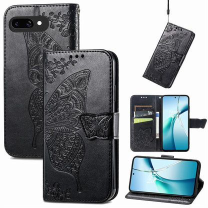 Butterfly Love Flower Embossed Leather Phone Case, For Google Pixel 11 Pro XL, For Google Pixel 10a, For Google Pixel 10 Pro XL, For Google Pixel 9a, For Google Pixel 9 Pro XL, For Google Pixel 8a, For Google Pixel 11 / 11 Pro                          ...