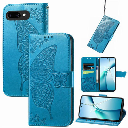 Butterfly Love Flower Embossed Leather Phone Case, For Google Pixel 11 Pro XL, For Google Pixel 10a, For Google Pixel 10 Pro XL, For Google Pixel 9a, For Google Pixel 9 Pro XL, For Google Pixel 8a, For Google Pixel 11 / 11 Pro                          ...