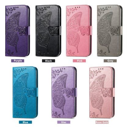 Butterfly Love Flower Embossed Leather Phone Case, For Google Pixel 11 Pro XL, For Google Pixel 10a, For Google Pixel 10 Pro XL, For Google Pixel 9a, For Google Pixel 9 Pro XL, For Google Pixel 8a, For Google Pixel 11 / 11 Pro                          ...