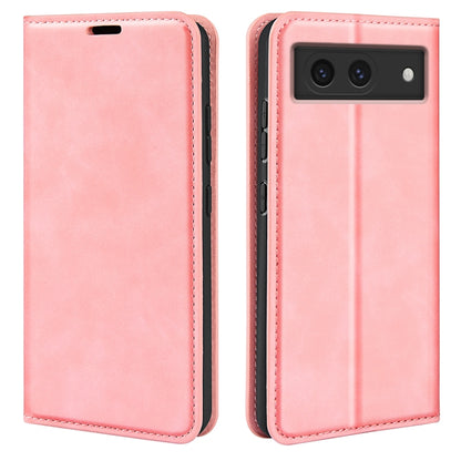 Retro-skin Magnetic Suction Leather Phone Case, For Google Pixel 11a, For Google Pixel 11 Pro XL, For Google Pixel 10 Pro XL, For Google Pixel 8a, For Google Pixel 9a, For Google Pixel 9 Pro XL, For Google Pixel 11 / 11 Pro, For Google Pixel 10 / 10 Pr...