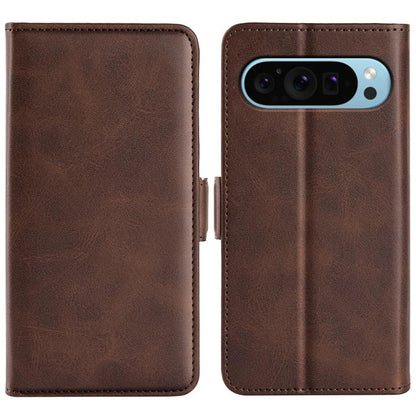 Dual-side Magnetic Buckle Horizontal Flip Leather Phone Case, For Google Pixel 11a, For Google Pixel 11 Pro XL, For Google Pixel 10 Pro XL, For Google Pixel 9a, For Google Pixel 9 Pro XL, For Google Pixel 8a, For Google Pixel 11 / 11 Pro               ...