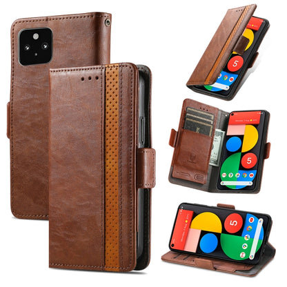 CaseNeo Splicing Dual Magnetic Buckle Leather Phone Case, For Google Pixel 11 Pro XL, For Google Pixel 11 / 11 Pro, For Google Pixel 10a, For Google Pixel 8a, For Google Pixel 7 Pro, For Google Pixel 9a, For Google Pixel 7, For Google Pixel 6a         ...