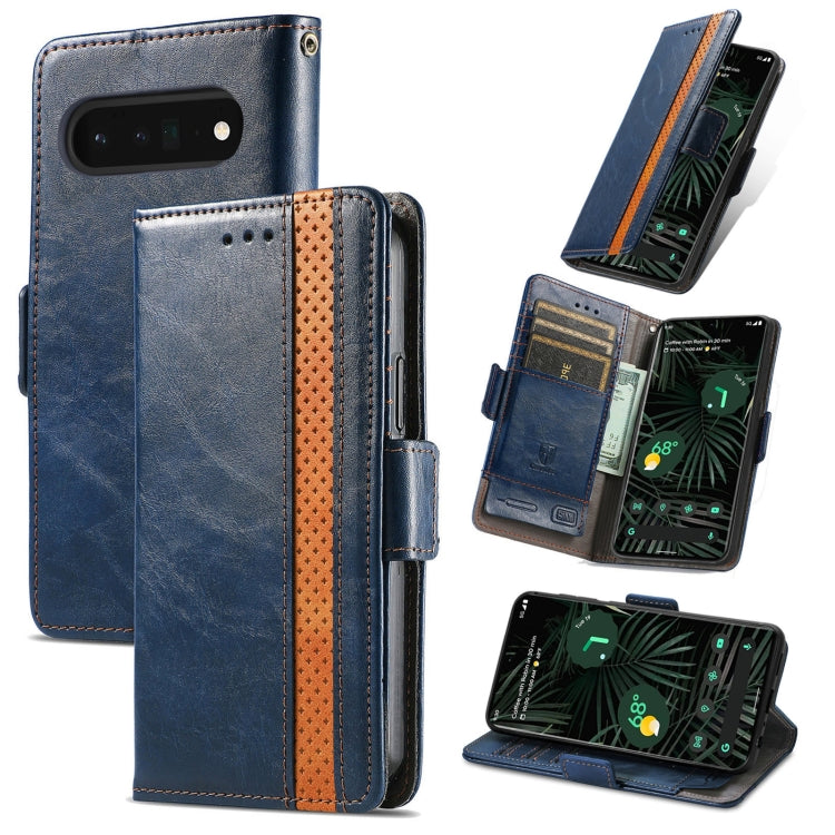CaseNeo Splicing Dual Magnetic Buckle Leather Phone Case, For Google Pixel 11 Pro XL, For Google Pixel 11 / 11 Pro, For Google Pixel 10a, For Google Pixel 8a, For Google Pixel 7 Pro, For Google Pixel 9a, For Google Pixel 7, For Google Pixel 6a         ...
