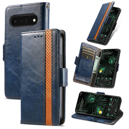 CaseNeo Splicing Dual Magnetic Buckle Leather Phone Case, For Google Pixel 11 Pro XL, For Google Pixel 11 / 11 Pro, For Google Pixel 10a, For Google Pixel 8a, For Google Pixel 7 Pro, For Google Pixel 9a, For Google Pixel 7, For Google Pixel 6a         ...