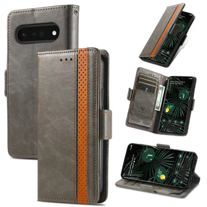 CaseNeo Splicing Dual Magnetic Buckle Leather Phone Case, For Google Pixel 11 Pro XL, For Google Pixel 11 / 11 Pro, For Google Pixel 10a, For Google Pixel 8a, For Google Pixel 7 Pro, For Google Pixel 9a, For Google Pixel 7, For Google Pixel 6a         ...