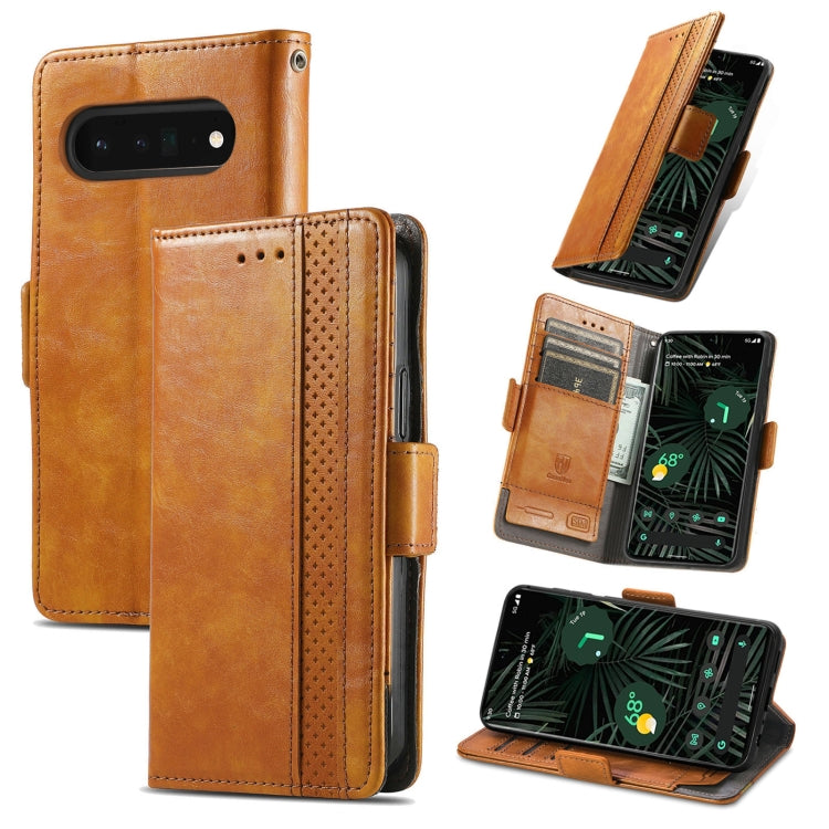 CaseNeo Splicing Dual Magnetic Buckle Leather Phone Case, For Google Pixel 11 Pro XL, For Google Pixel 11 / 11 Pro, For Google Pixel 10a, For Google Pixel 8a, For Google Pixel 7 Pro, For Google Pixel 9a, For Google Pixel 7, For Google Pixel 6a         ...