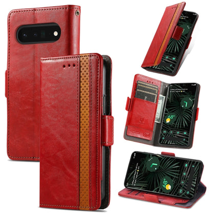 CaseNeo Splicing Dual Magnetic Buckle Leather Phone Case, For Google Pixel 11 Pro XL, For Google Pixel 11 / 11 Pro, For Google Pixel 10a, For Google Pixel 8a, For Google Pixel 7 Pro, For Google Pixel 9a, For Google Pixel 7, For Google Pixel 6a         ...