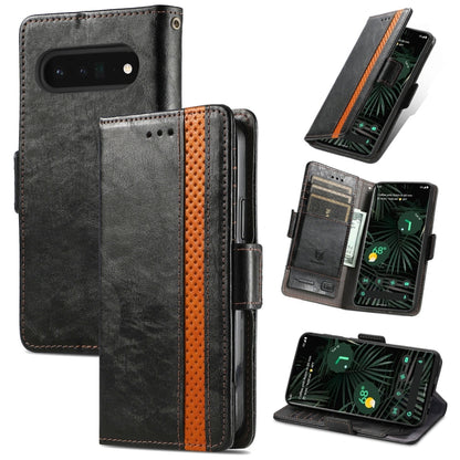 CaseNeo Splicing Dual Magnetic Buckle Leather Phone Case, For Google Pixel 11 Pro XL, For Google Pixel 11 / 11 Pro, For Google Pixel 10a, For Google Pixel 8a, For Google Pixel 7 Pro, For Google Pixel 9a, For Google Pixel 7, For Google Pixel 6a         ...