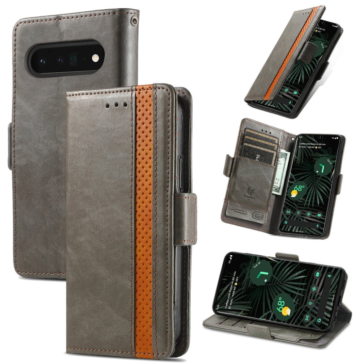 CaseNeo Splicing Dual Magnetic Buckle Leather Phone Case, For Google Pixel 11 Pro XL, For Google Pixel 11 / 11 Pro, For Google Pixel 10a, For Google Pixel 8a, For Google Pixel 7 Pro, For Google Pixel 9a, For Google Pixel 7, For Google Pixel 6a         ...
