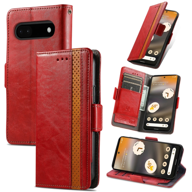 CaseNeo Splicing Dual Magnetic Buckle Leather Phone Case, For Google Pixel 11 Pro XL, For Google Pixel 11 / 11 Pro, For Google Pixel 10a, For Google Pixel 8a, For Google Pixel 7 Pro, For Google Pixel 9a, For Google Pixel 7, For Google Pixel 6a         ...