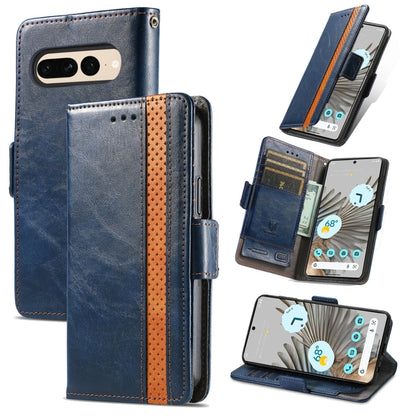 CaseNeo Splicing Dual Magnetic Buckle Leather Phone Case, For Google Pixel 11 Pro XL, For Google Pixel 11 / 11 Pro, For Google Pixel 10a, For Google Pixel 8a, For Google Pixel 7 Pro, For Google Pixel 9a, For Google Pixel 7, For Google Pixel 6a         ...