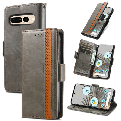 CaseNeo Splicing Dual Magnetic Buckle Leather Phone Case, For Google Pixel 11 Pro XL, For Google Pixel 11 / 11 Pro, For Google Pixel 10a, For Google Pixel 8a, For Google Pixel 7 Pro, For Google Pixel 9a, For Google Pixel 7, For Google Pixel 6a         ...