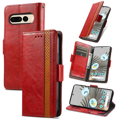 CaseNeo Splicing Dual Magnetic Buckle Leather Phone Case, For Google Pixel 11 Pro XL, For Google Pixel 11 / 11 Pro, For Google Pixel 10a, For Google Pixel 8a, For Google Pixel 7 Pro, For Google Pixel 9a, For Google Pixel 7, For Google Pixel 6a         ...
